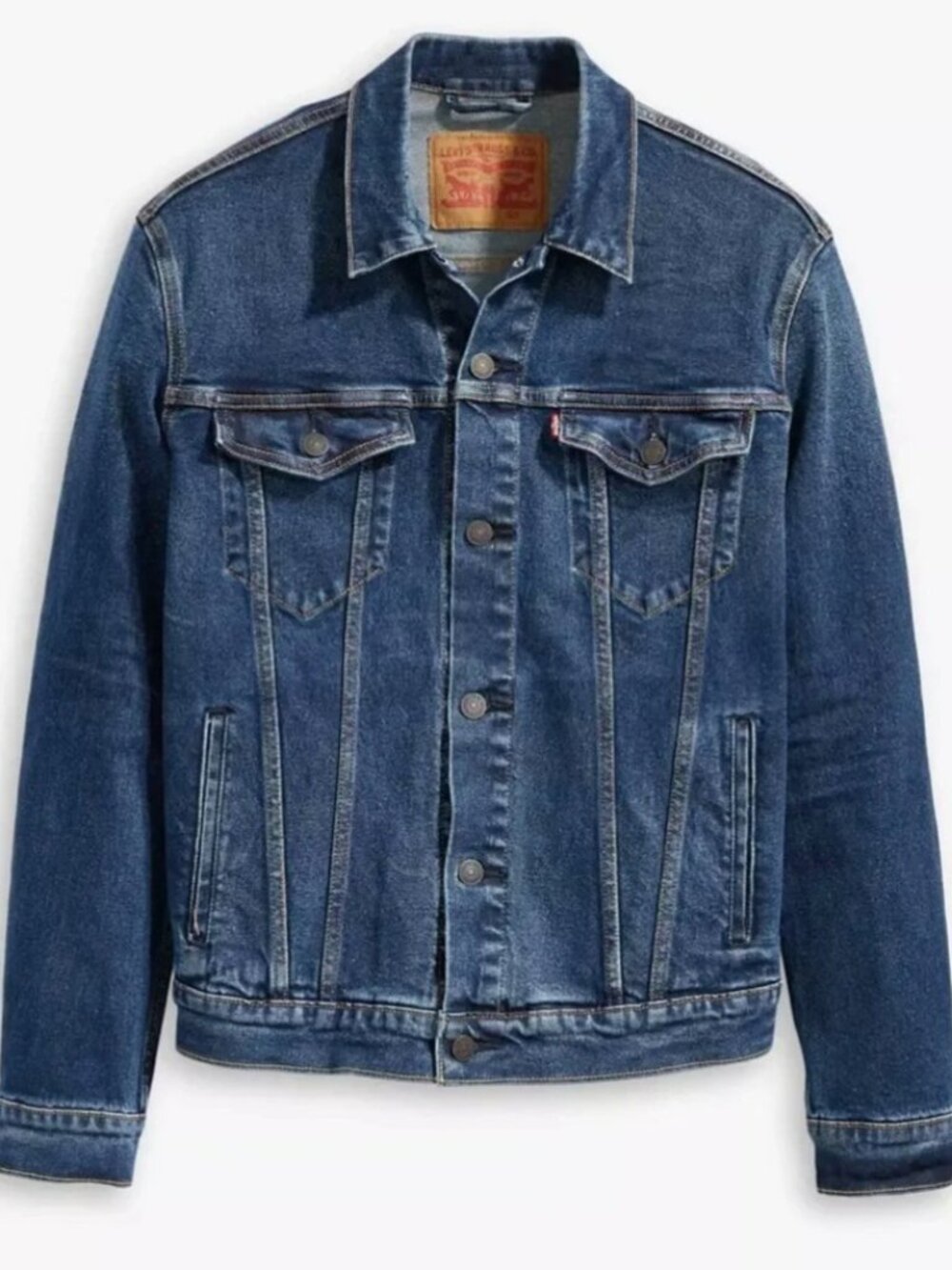 LEVI'S Men's Trucker Denim Jacket, Stonewash, 3XL, 72334-0322, NWT NIOP